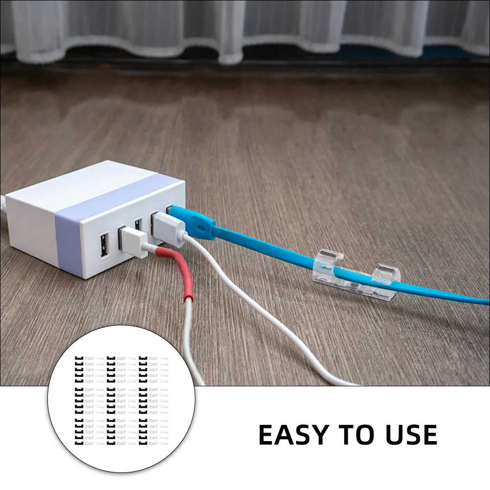 120 Pcs Desktop Accessories Household Cable Fixation Cord Management Home Clips Holder Self-adhesive TPR Clamps
120 Pcs Desktop Accessories Household Cable Fixation Cord Management Home Clips Holder Self-adhesive TPR Clamps