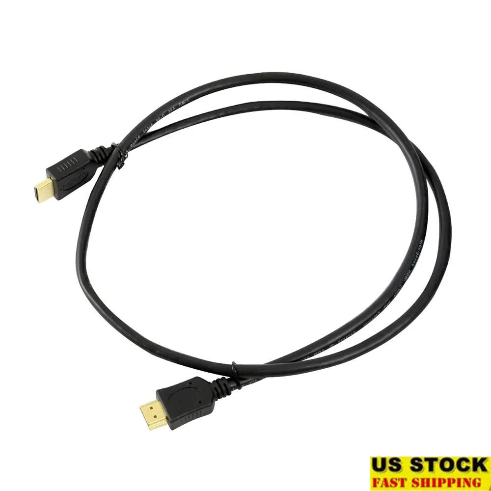 Кабель HDMI длиной 3 фута, позолоченные 24-каратные разъемы, передача аудио-видео высокой четкости 1080p, четырехэкранирующая ПВХ-оболочка типа A-A
Кабель HDMI длиной 3 фута, позолоченные 24-каратные разъемы, передача аудио-видео высокой четкости 1080p, четырехэкранирующая ПВХ-оболочка типа A-A