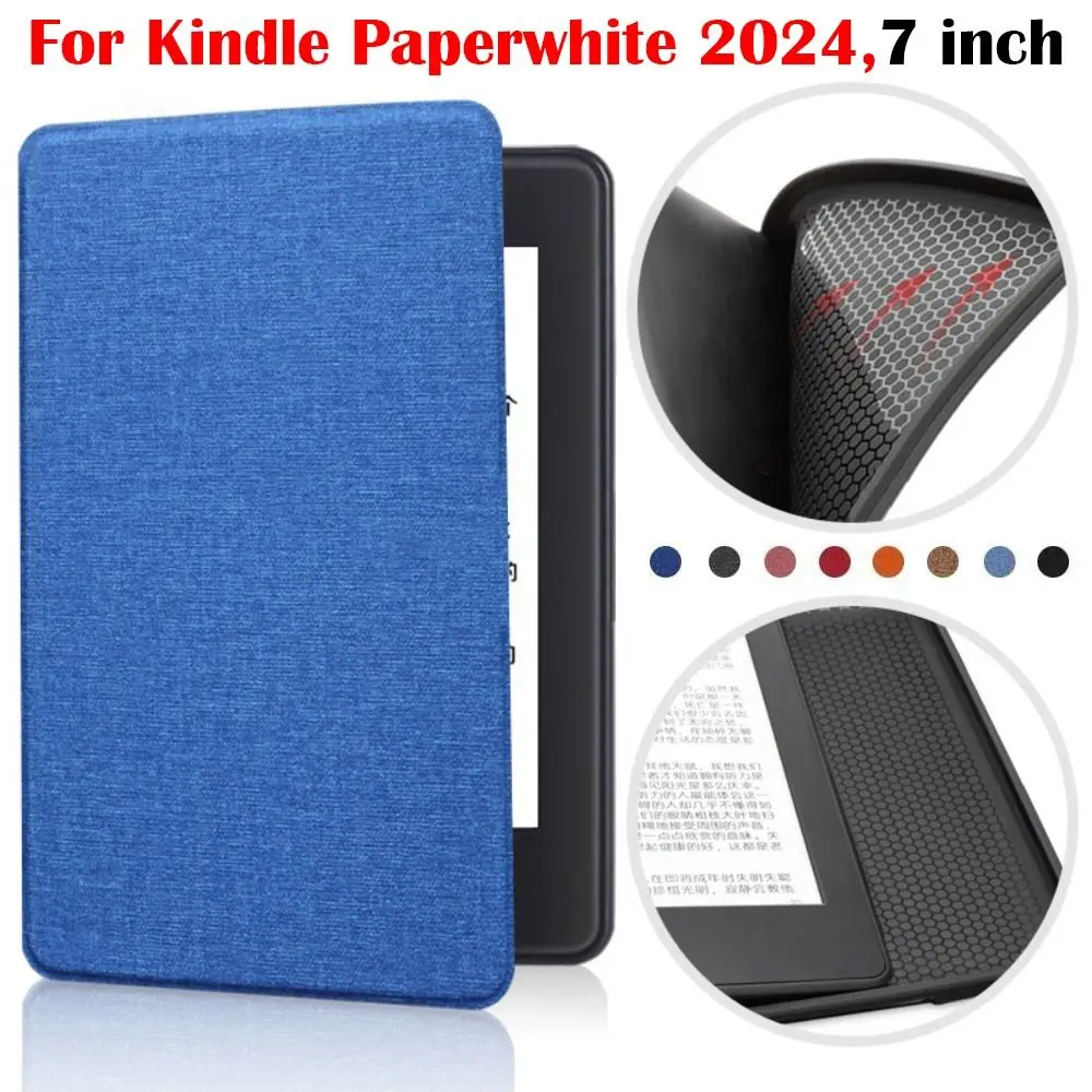 TPU Colorsoft Case Soft Auto Wake/Sleep KPW6 Protective Shell Slim for Kindle Paperwhite 2024 7 inch (12th Generation)
TPU Colorsoft Case Soft Auto Wake/Sleep KPW6 Protective Shell Slim for Kindle Paperwhite 2024 7 inch (12th Generation)