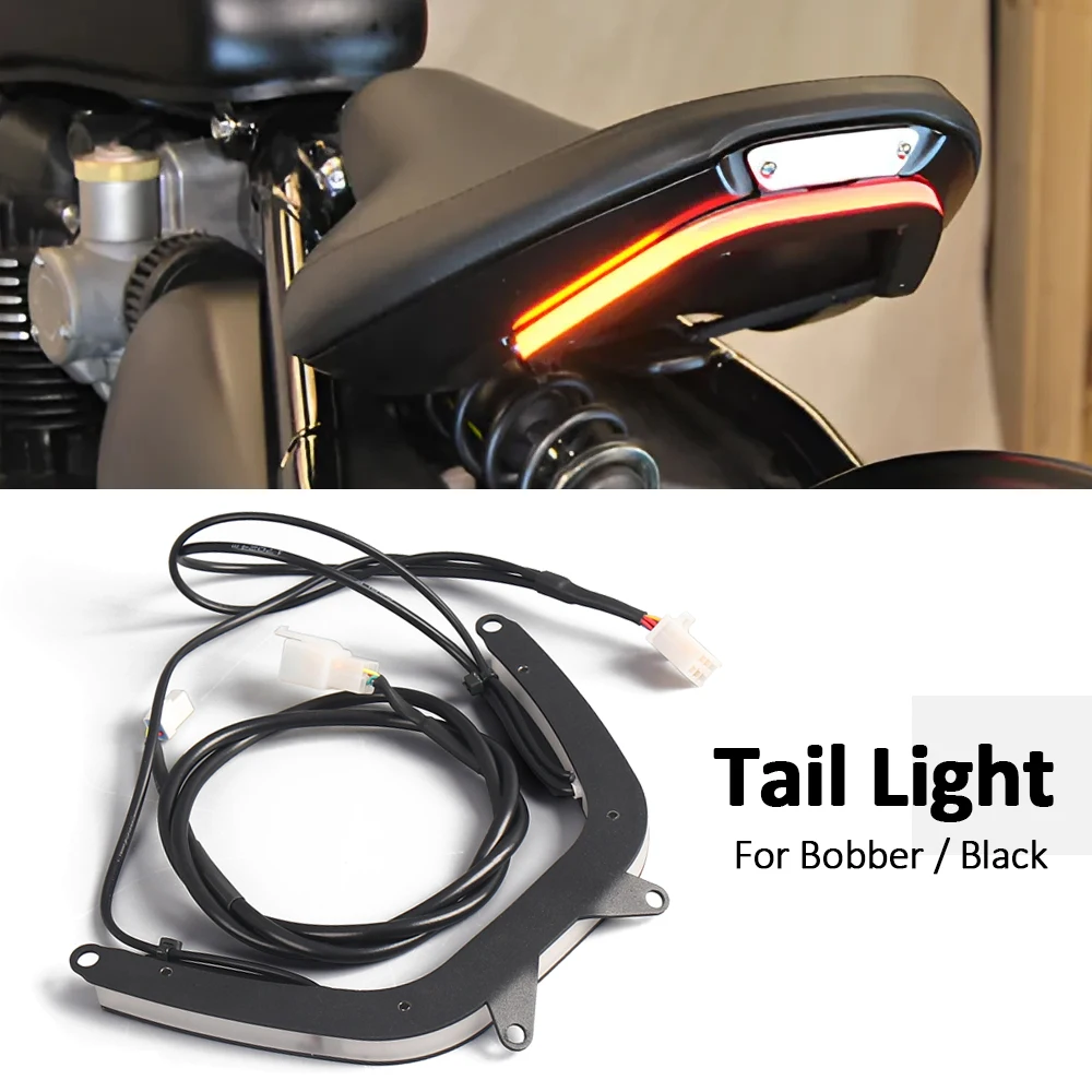 Motorcycle Tail Light Brake Turn Signal LED Rear Lamp Stop Light For Bonneville Bobber (2017-) Bobber Black (2018 2019 2020)
Motorcycle Tail Light Brake Turn Signal LED Rear Lamp Stop Light For Bonneville Bobber (2017-) Bobber Black (2018 2019 2020)