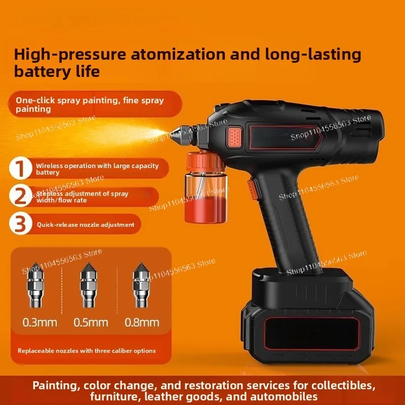 Перезаряжаемый портативный электрический аэрограф - миниатюрный распылитель для покраски и ремонта мебели
Перезаряжаемый портативный электрический аэрограф - миниатюрный распылитель для покраски и ремонта мебели