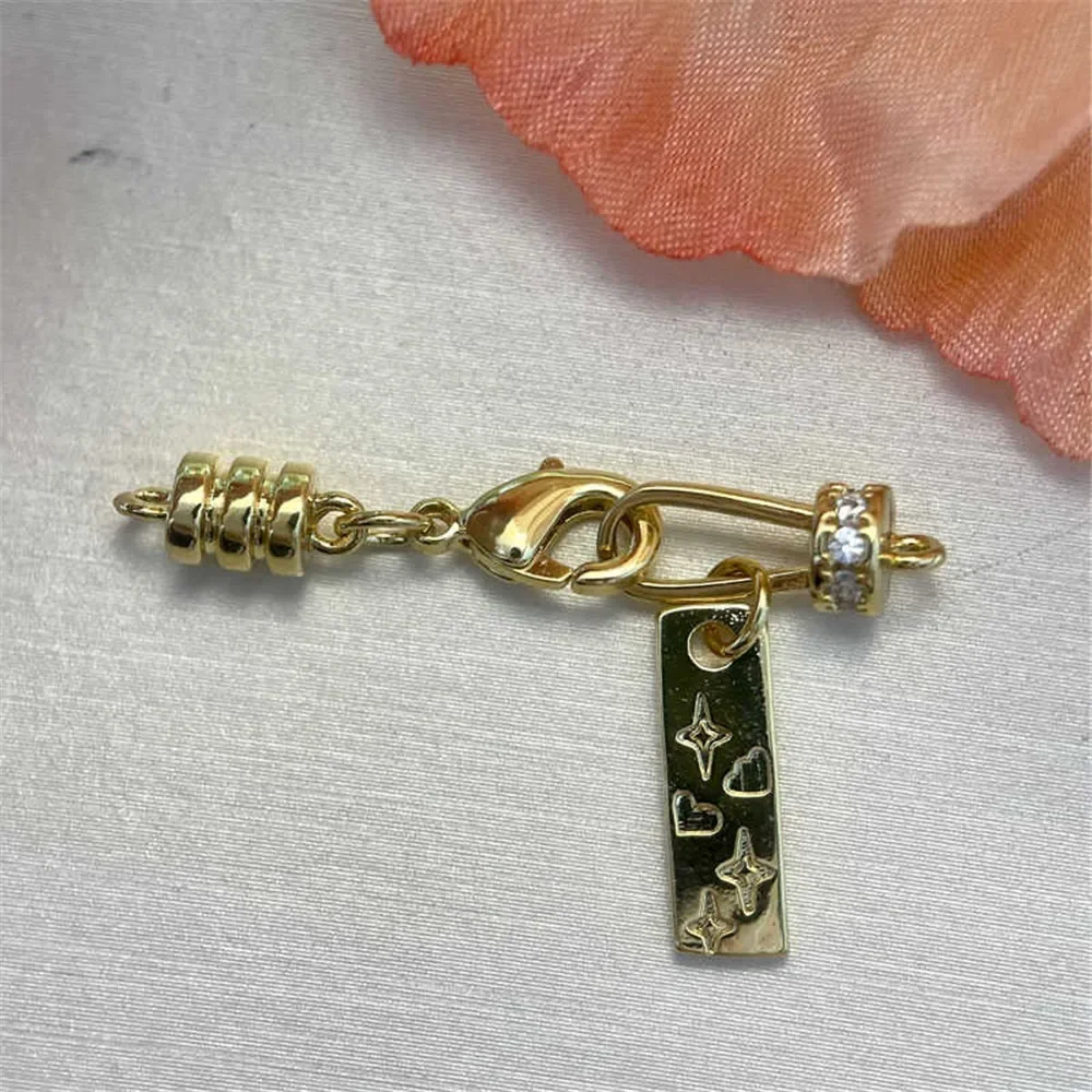 Gold Plated Copper Jewelry Clasp DIY Necklace Bracelet Connector Hook Craft Findings for Jewelry Making Beads Charms Accessories
Gold Plated Copper Jewelry Clasp DIY Necklace Bracelet Connector Hook Craft Findings for Jewelry Making Beads Charms Accessories