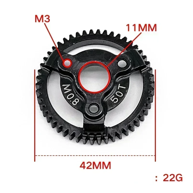 Harden Steel Spur Main Gear 50T 52T 53T 54T 32Pitch 0.8M 6842 6843 3956 for RC Car 1/10 TRX Slash Stampede Rustler 4x4 VXL
Harden Steel Spur Main Gear 50T 52T 53T 54T 32Pitch 0.8M 6842 6843 3956 for RC Car 1/10 TRX Slash Stampede Rustler 4x4 VXL