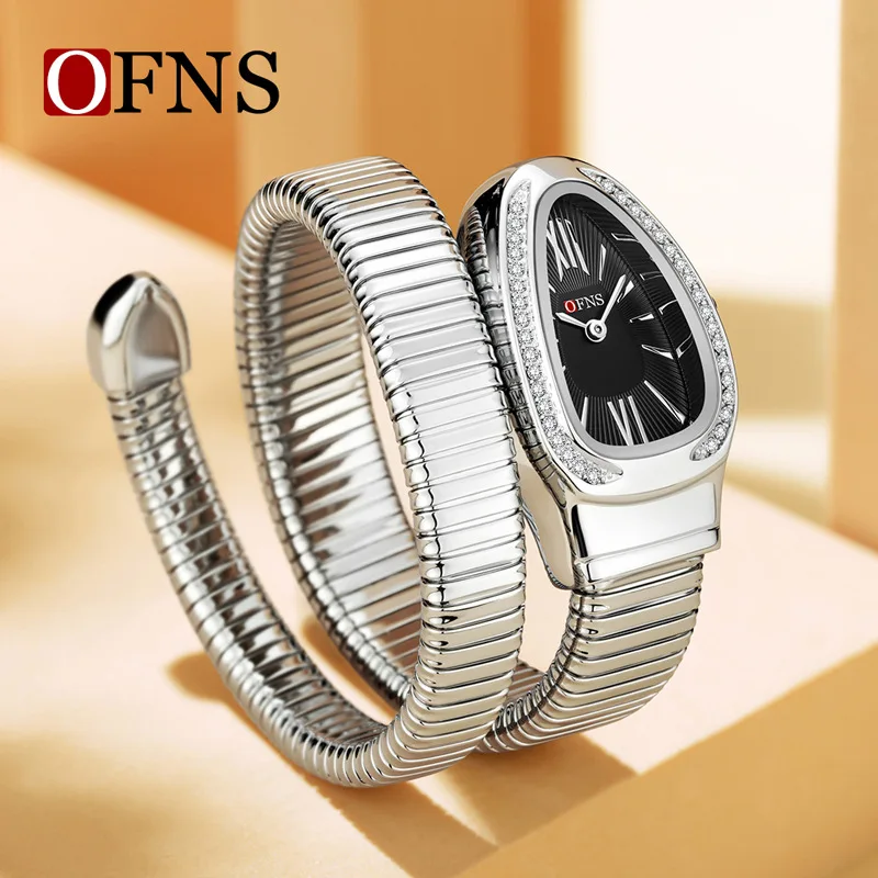 OFNS 1573Luxury Brand's New Luxury Serpentine Women's Quartz Watch Waterproof, Personalized, Fashionable, Unique Women's Gift
OFNS 1573Luxury Brand's New Luxury Serpentine Women's Quartz Watch Waterproof, Personalized, Fashionable, Unique Women's Gift
