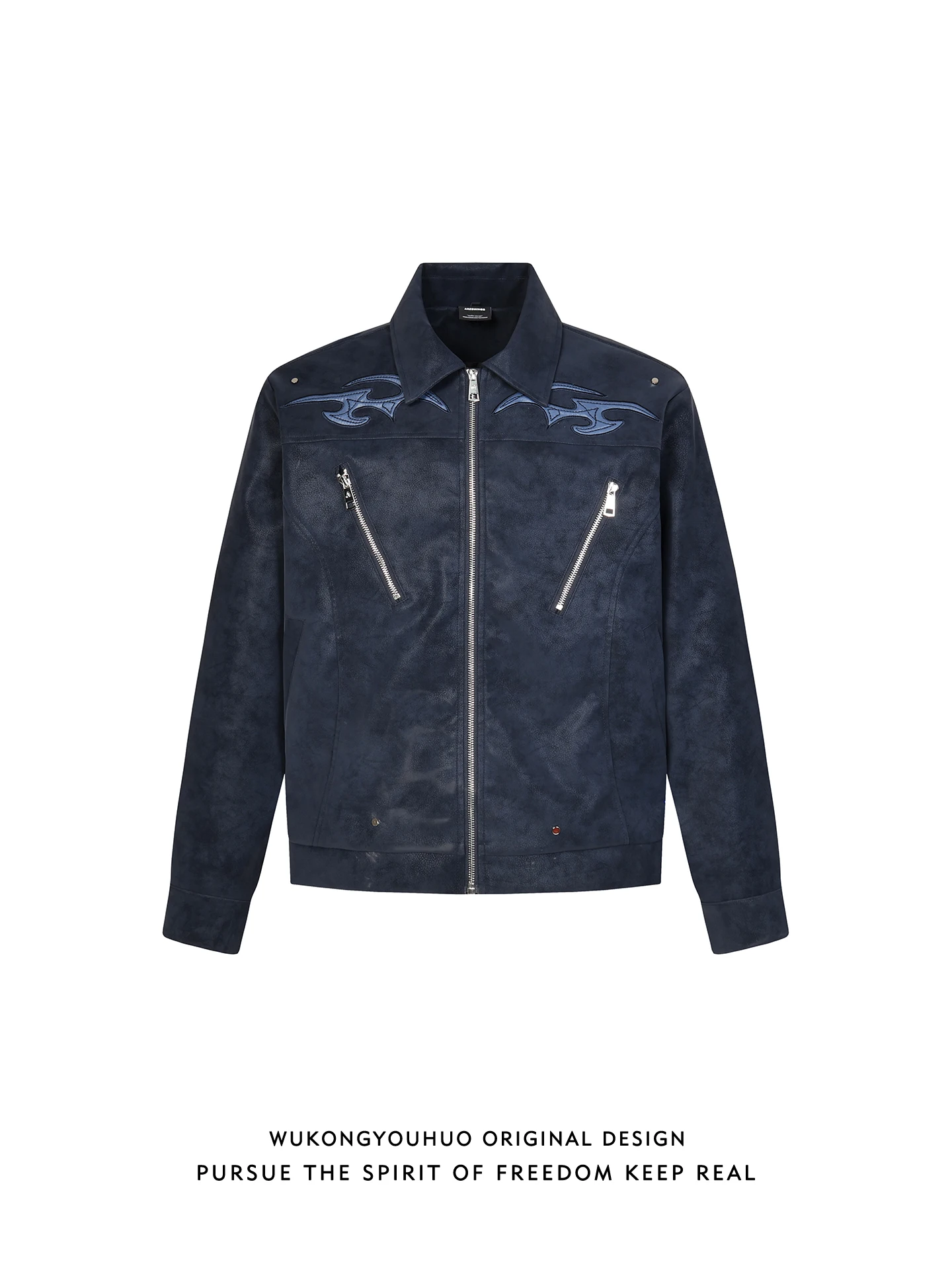 Мужская куртка-бомбер из искусственной кожи в стиле ретро с вышивкой, свободного кроя, для уличной моды, весенняя верхняя одежда
Мужская куртка-бомбер из искусственной кожи в стиле ретро с вышивкой, свободного кроя, для уличной моды, весенняя верхняя одежда