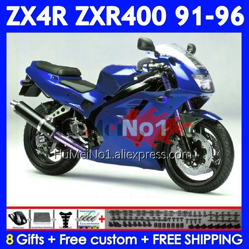 Bodys For KAWASAKI NINJA ZXR-400 ZX4R ZXR400 91 92 93 95 96 251No.124 ZXR 400 1991 1992 1993 Factory blue 1994 1995 1996 Fairing
Bodys For KAWASAKI NINJA ZXR-400 ZX4R ZXR400 91 92 93 95 96 251No.124 ZXR 400 1991 1992 1993 Factory blue 1994 1995 1996 Fairing