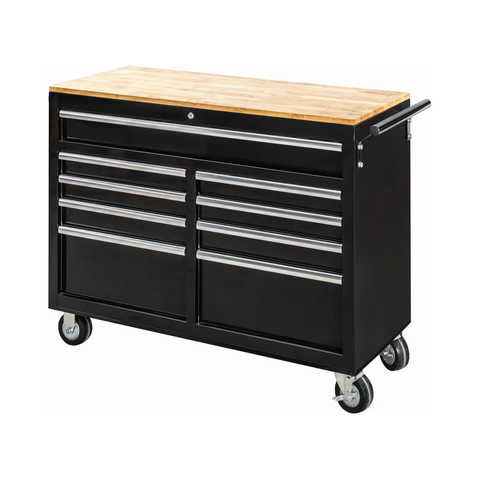 Gold wire metal workbench with 9 drawer tool cabinet with wood top powder coating
Gold wire metal workbench with 9 drawer tool cabinet with wood top powder coating