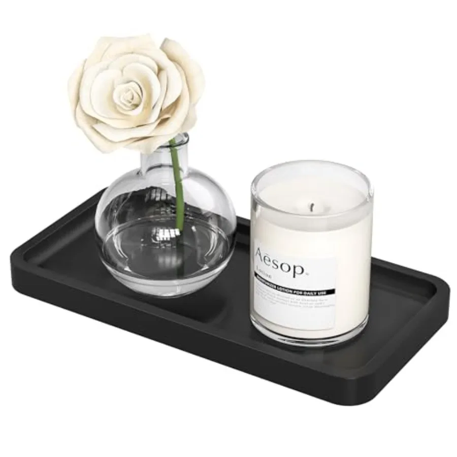 Small Bathroom Vanity Tray for Countertop Makeup Perfume Jewelry Decor Candle Keys, Small Kitchen Tray for Soap Dispenser Spice
Small Bathroom Vanity Tray for Countertop Makeup Perfume Jewelry Decor Candle Keys, Small Kitchen Tray for Soap Dispenser Spice