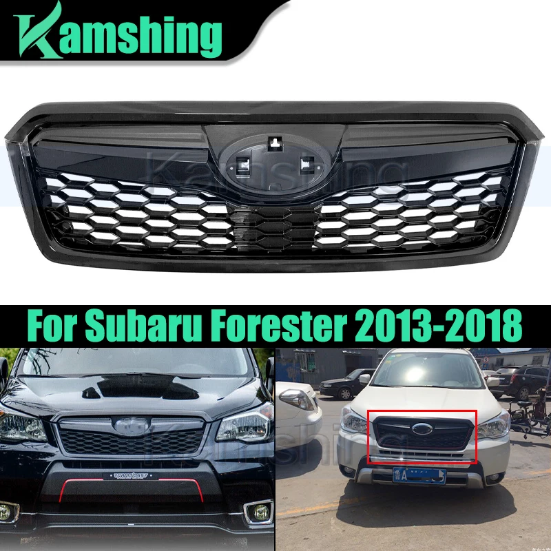Car Front Bumper Grill Mask Radiator Grille For Subaru Forester 2013-2018 Racing Grills (Gloss Black)
Car Front Bumper Grill Mask Radiator Grille For Subaru Forester 2013-2018 Racing Grills (Gloss Black)