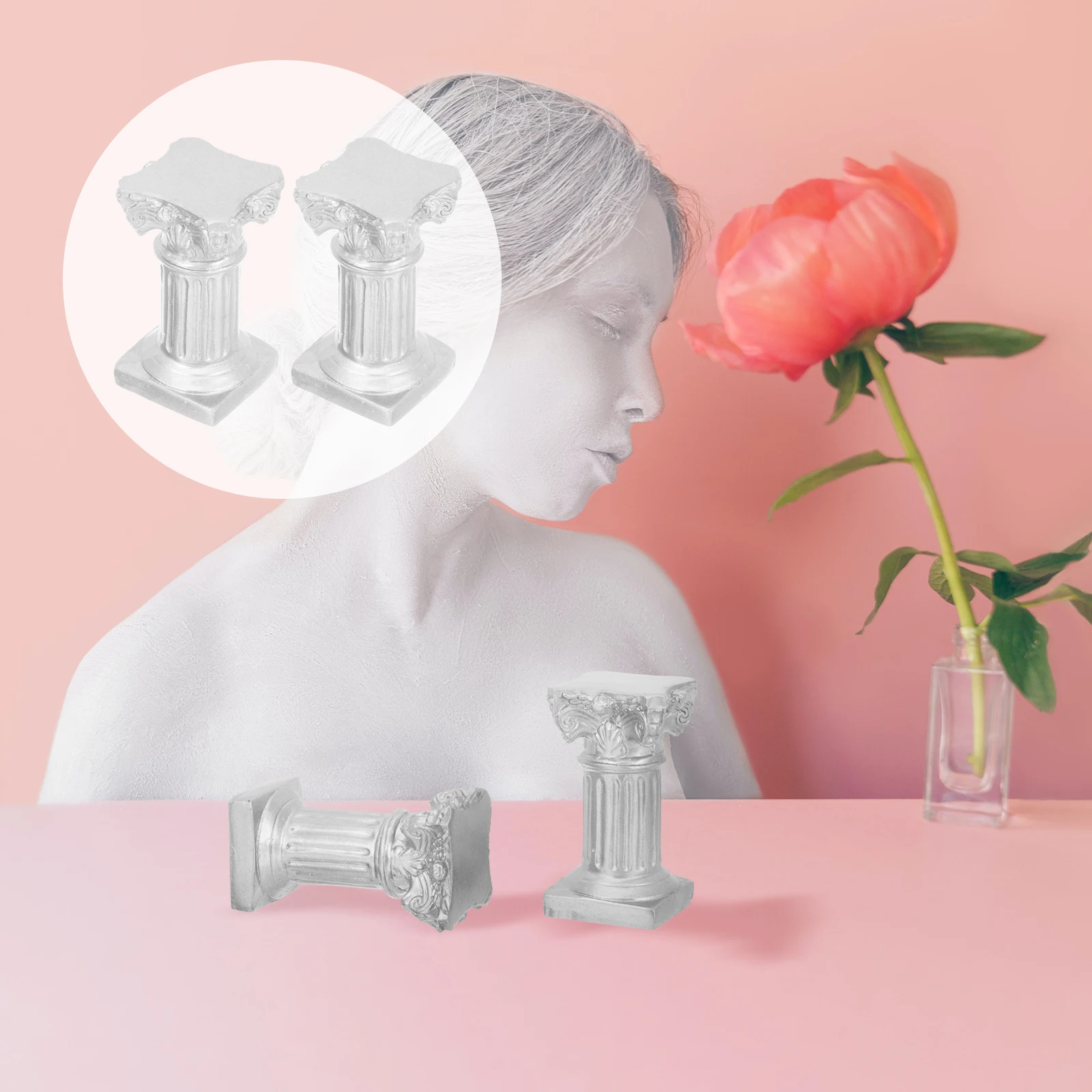 2 Pcs Roman Column Decoration Wedding Pillars Columns and for Artistic Mantelpiece Decorative
2 Pcs Roman Column Decoration Wedding Pillars Columns and for Artistic Mantelpiece Decorative