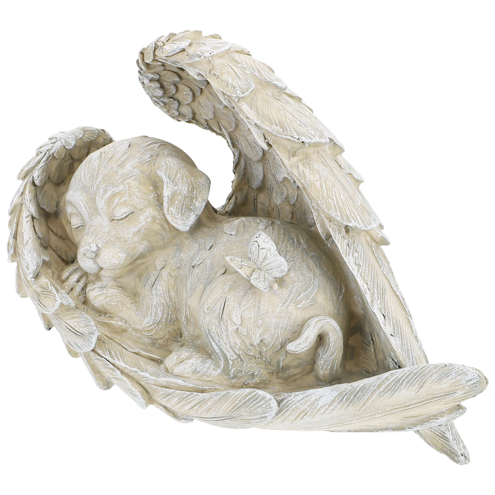 Statue Home Decoration Gift Lovers Kids Angel Dog Figurine Angel Dog Sculpture Outdoor Garden Decoration Art 
Statue Home Decoration Gift Lovers Kids Angel Dog Figurine Angel Dog Sculpture Outdoor Garden Decoration Art