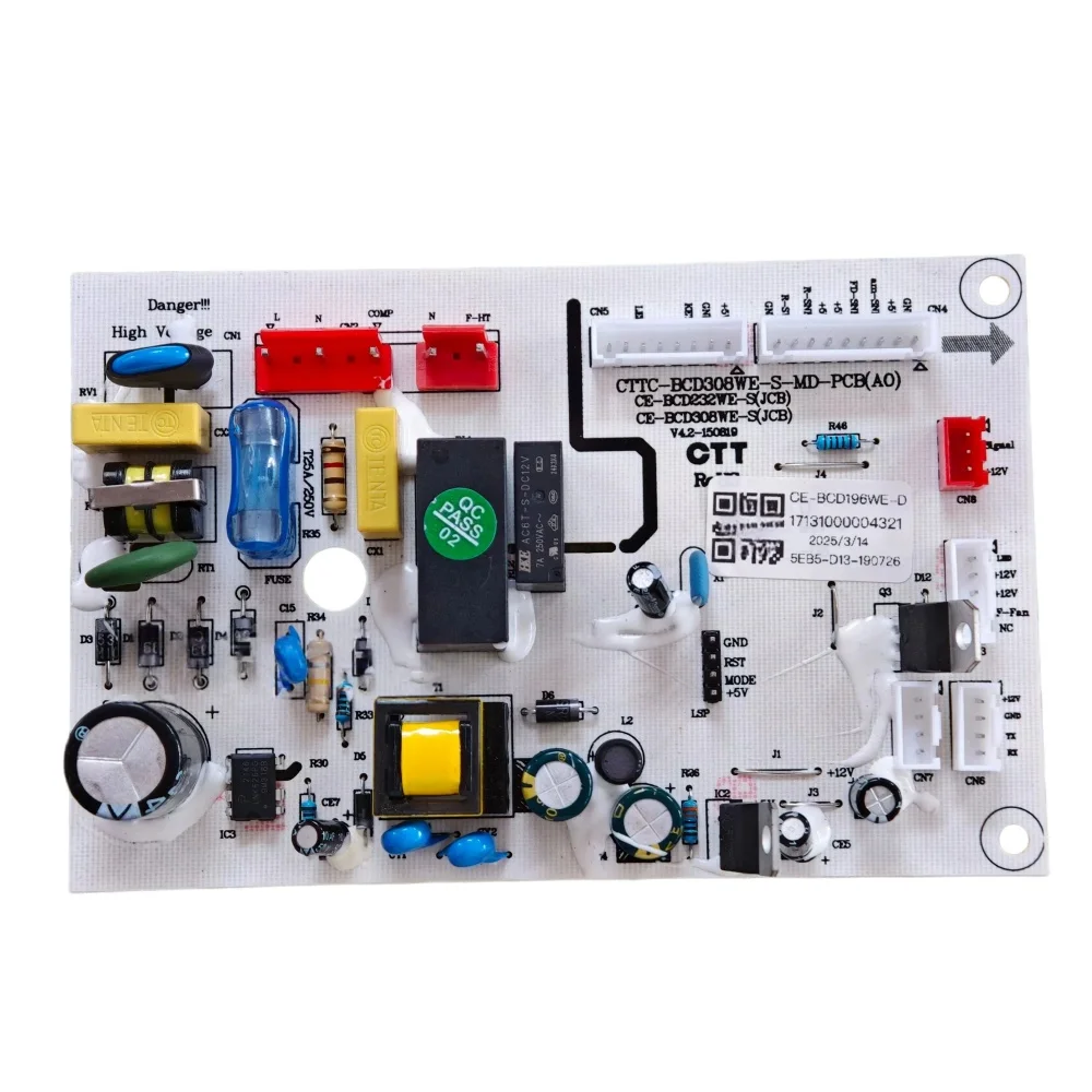 For Refrigerator Control Board CE-BCD196WE-D Main Board Appliance Parts Compatible with Fridge 17131000004321
For Refrigerator Control Board CE-BCD196WE-D Main Board Appliance Parts Compatible with Fridge 17131000004321