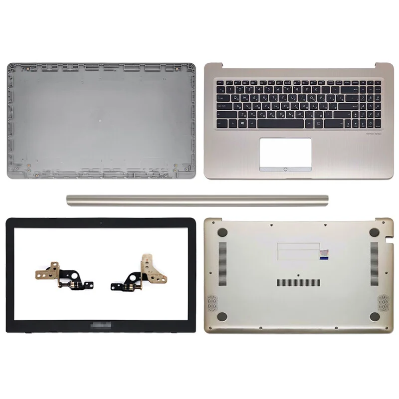 New for Asus n580 n580v x580v n580vd back cover/bezel/palmrest/bottom case gold
New for Asus n580 n580v x580v n580vd back cover/bezel/palmrest/bottom case gold