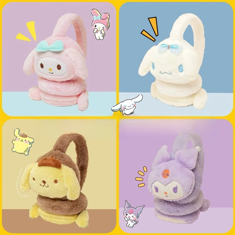 Kuromi Melody Sanrio Ear Muffs Winter Warm Fleece Ear Covers for Women Girls Riding Bike Anti Cold
Kuromi Melody Sanrio Ear Muffs Winter Warm Fleece Ear Covers for Women Girls Riding Bike Anti Cold