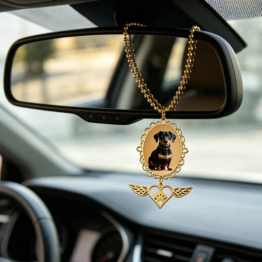 Custom Picture Car Hanger Stainless Steel Memorial Rearview Mirror Car Pendant Customized Pet Dog Photo Personalized Jewelry
Custom Picture Car Hanger Stainless Steel Memorial Rearview Mirror Car Pendant Customized Pet Dog Photo Personalized Jewelry