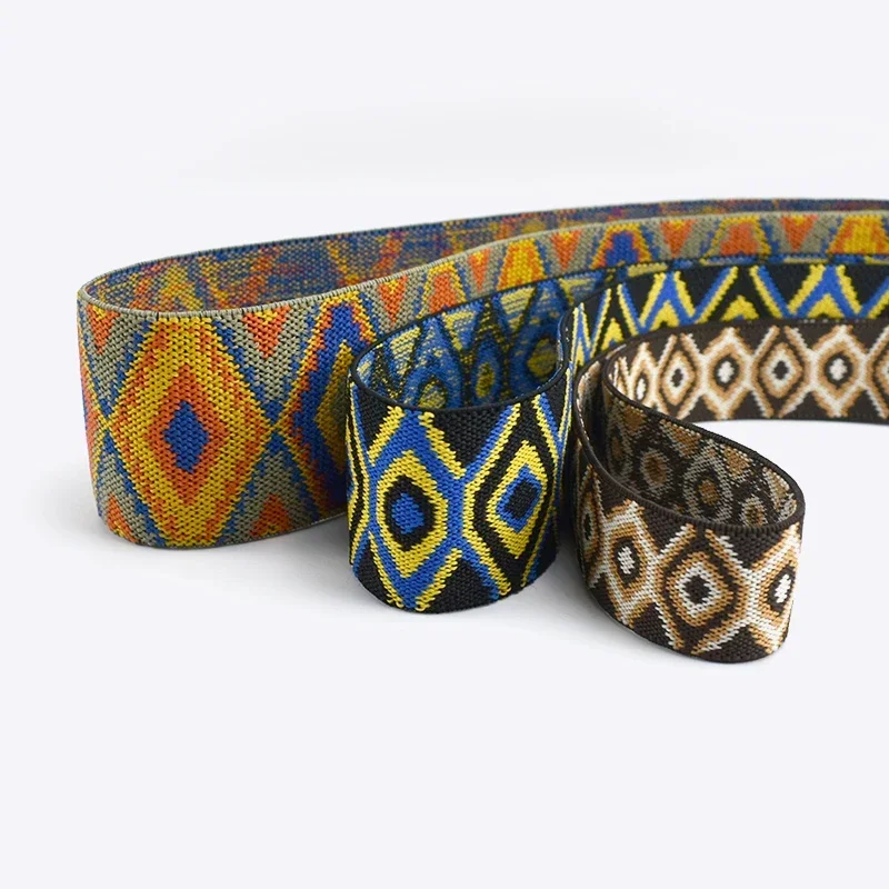 2/5/10M Meetee 25/40/50mm Ethnic Elastic Band Jacquard Rubber Bands Sewing Pants Waist Webbing Clothes Stretch Tape Accessories
2/5/10M Meetee 25/40/50mm Ethnic Elastic Band Jacquard Rubber Bands Sewing Pants Waist Webbing Clothes Stretch Tape Accessories