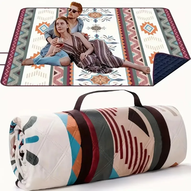 Waterproof Picnic Blanket, 200x200CM Large Beach Blanket Outdoor Picnic Mat, Beach Mat with Carrying Handle for Camping, Beach
Waterproof Picnic Blanket, 200x200CM Large Beach Blanket Outdoor Picnic Mat, Beach Mat with Carrying Handle for Camping, Beach