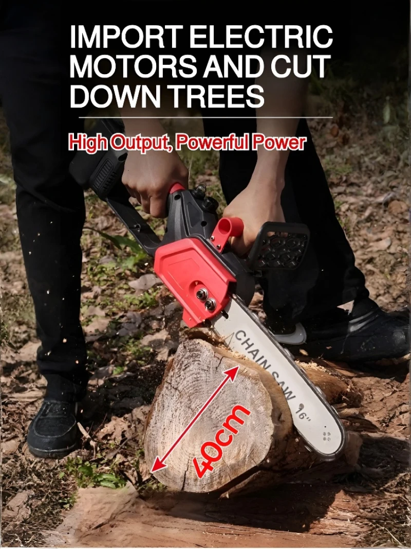 High-Power Handheld Electric Saw, Lithium Cordless Tree Felling Saw, Outdoor Wood Cutting Chainsaw, Portable Durable, for Home
High-Power Handheld Electric Saw, Lithium Cordless Tree Felling Saw, Outdoor Wood Cutting Chainsaw, Portable Durable, for Home