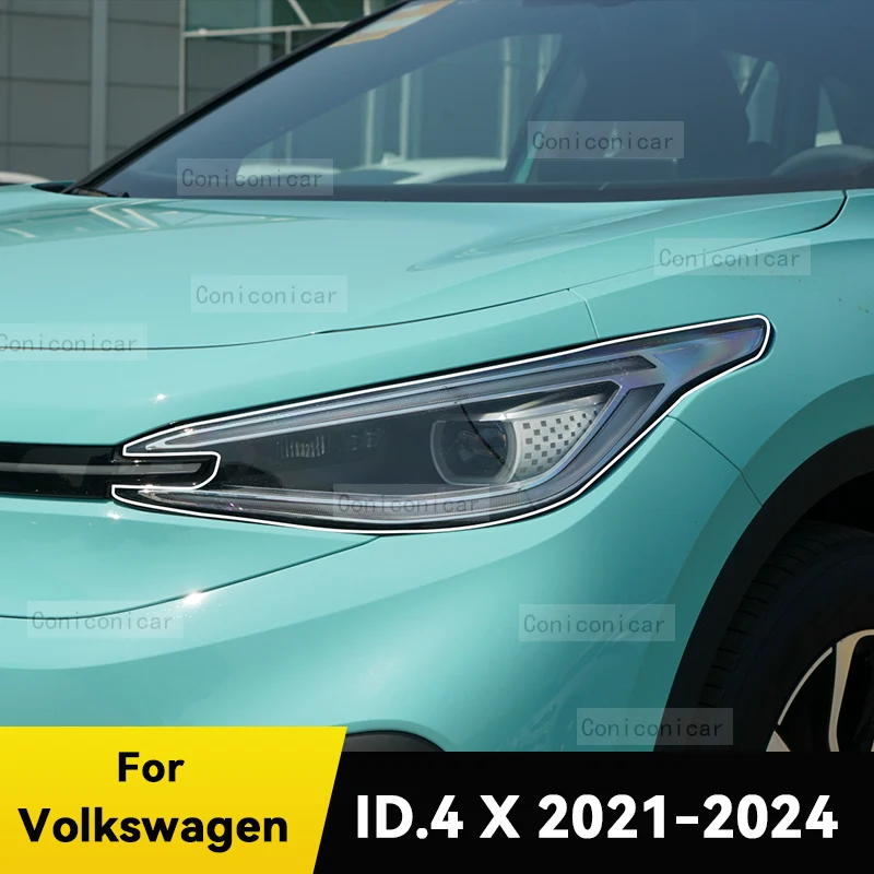 For Volkswagen ID.4 X 2021-2024 Car Headlight Protective Cover Film Front Light Transparent TPU Headlamp Accessories
For Volkswagen ID.4 X 2021-2024 Car Headlight Protective Cover Film Front Light Transparent TPU Headlamp Accessories