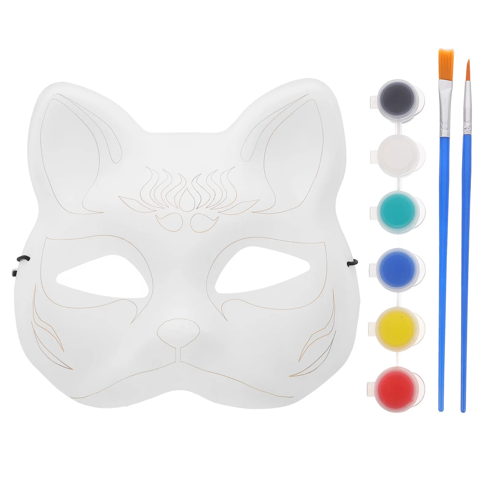 1Set DIY Blank Fox Cat Mask Unpainted Animal Mask for Halloween Cosplay Masquerade Parties Hand-Painting Art Project
1Set DIY Blank Fox Cat Mask Unpainted Animal Mask for Halloween Cosplay Masquerade Parties Hand-Painting Art Project