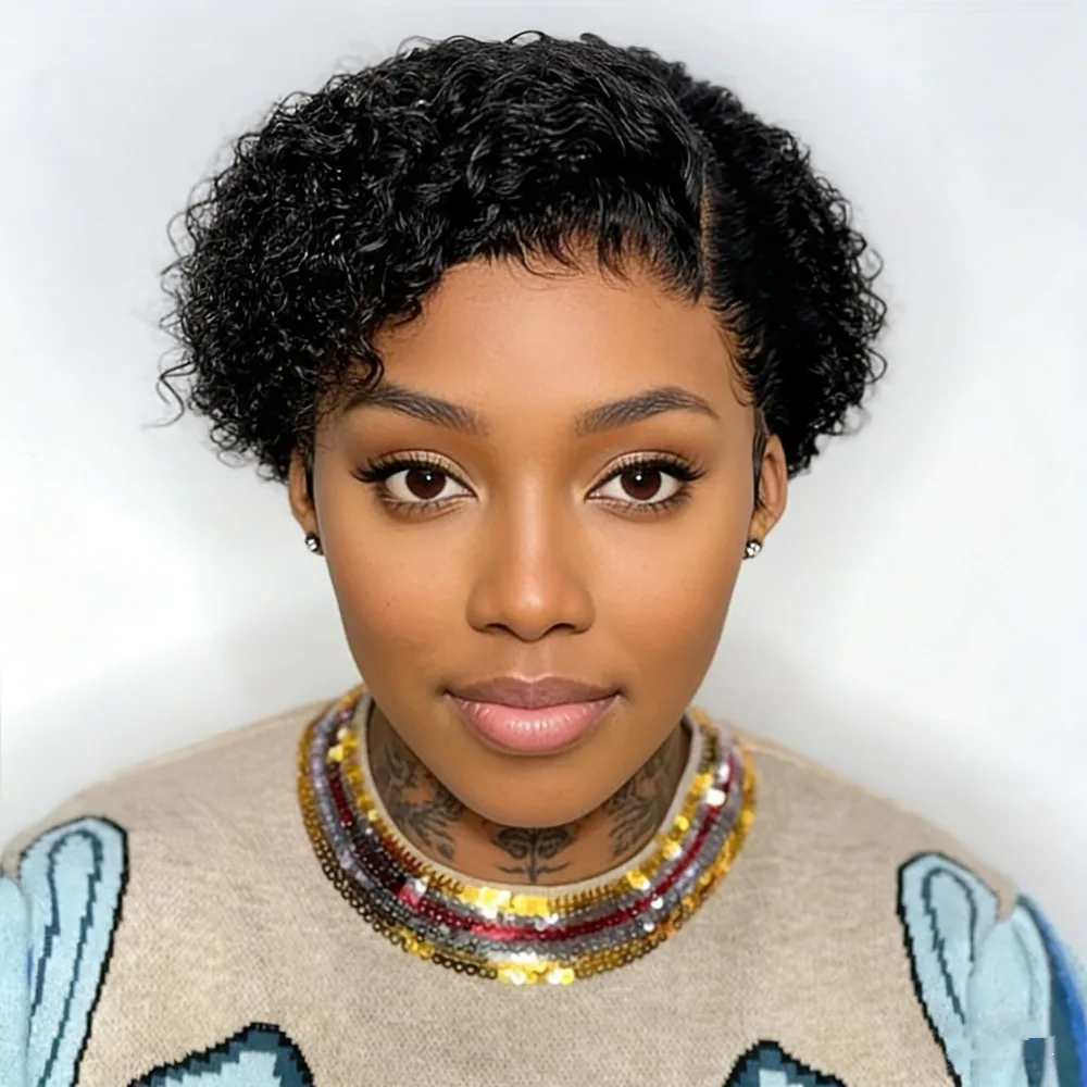 150% плотность пикси стрижка парик человеческих волос 13x1 кружево 6 дюймов натуральный черный цвет короткие вьющиеся человеческие волосы парики для женщин парик Реми
150% плотность пикси стрижка парик человеческих волос 13x1 кружево 6 дюймов натуральный черный цвет короткие вьющиеся человеческие волосы парики для женщин парик Реми