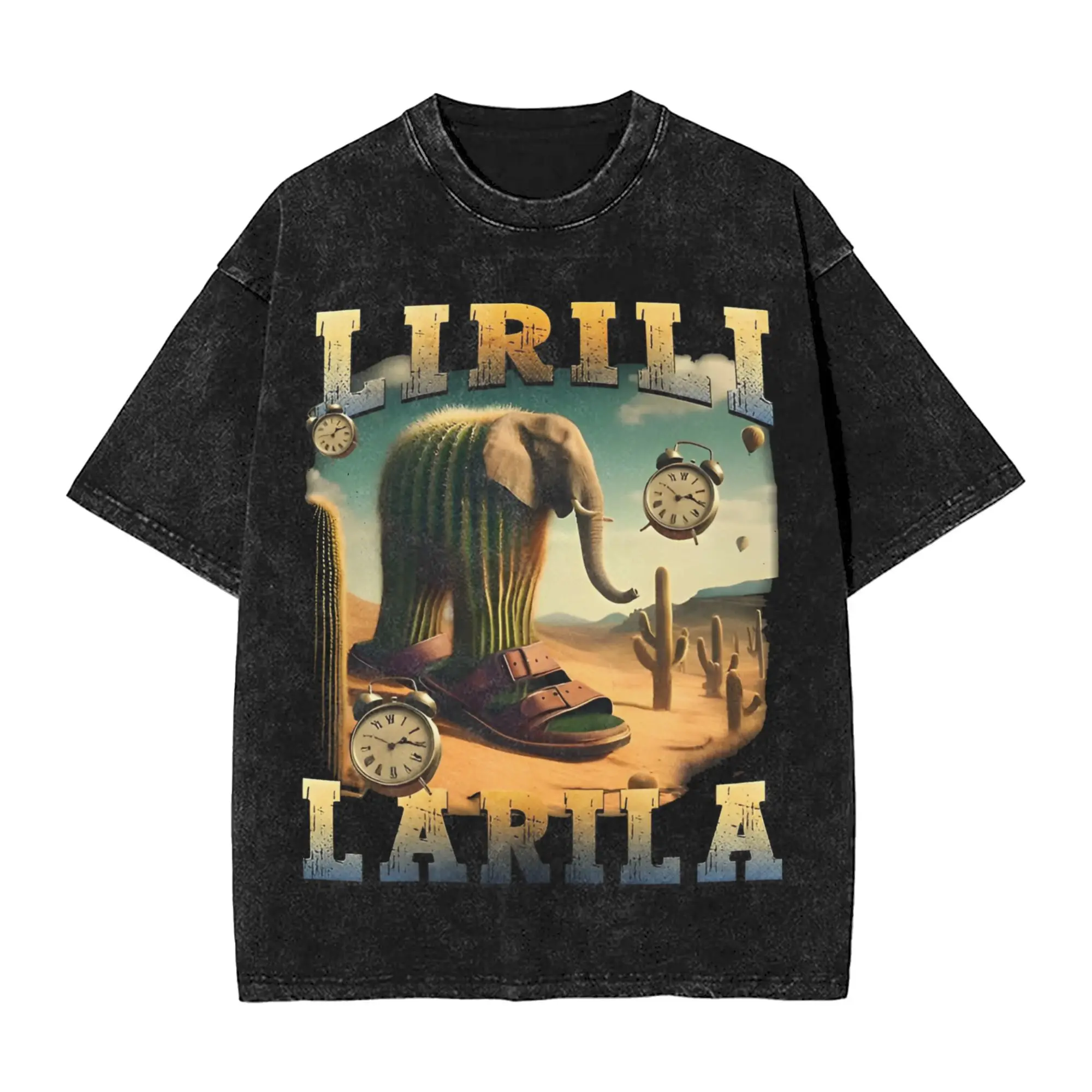 Lirili Larila Funny Italian Brainrot Meme Accessories Washed T Shirts Men Women Streetwear T-Shirt Tee Shirt Short Sleeve
Lirili Larila Funny Italian Brainrot Meme Accessories Washed T Shirts Men Women Streetwear T-Shirt Tee Shirt Short Sleeve