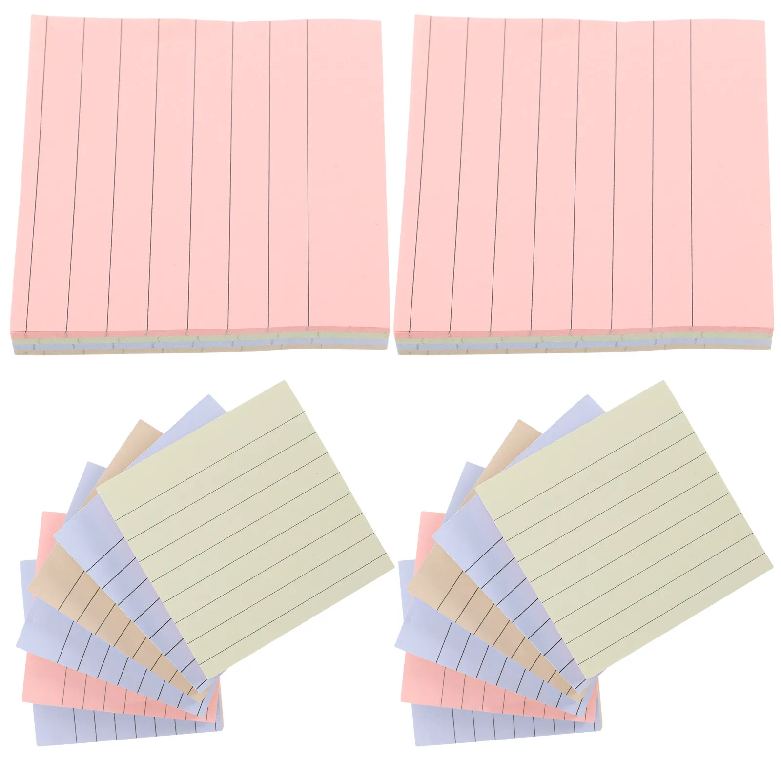 600 Sheets Colorful Sticky Index Tabs Self-Stick Memo Pads for Office School Home Lined Note Pads Book Annotation Supplies
600 Sheets Colorful Sticky Index Tabs Self-Stick Memo Pads for Office School Home Lined Note Pads Book Annotation Supplies