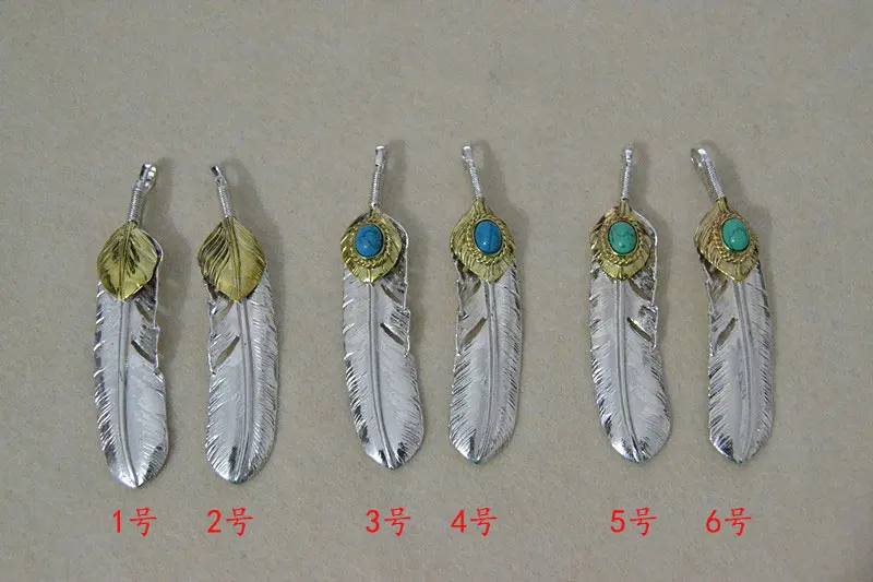 Takahashi Wulang Sterling Silver Set Turquoise Feather Pendant Pendant Simple Rascal Handsome Necklace Japanese Fashion Jewelry
Takahashi Wulang Sterling Silver Set Turquoise Feather Pendant Pendant Simple Rascal Handsome Necklace Japanese Fashion Jewelry