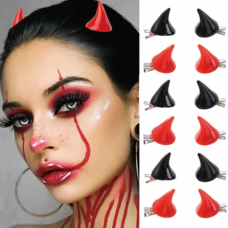 Oaoleer 4pcs/set Little Devil Horn Hairpins For Women Girls Black Red Horn Hairclip Children Headwear Halloween Hair Accessories
Oaoleer 4pcs/set Little Devil Horn Hairpins For Women Girls Black Red Horn Hairclip Children Headwear Halloween Hair Accessories
