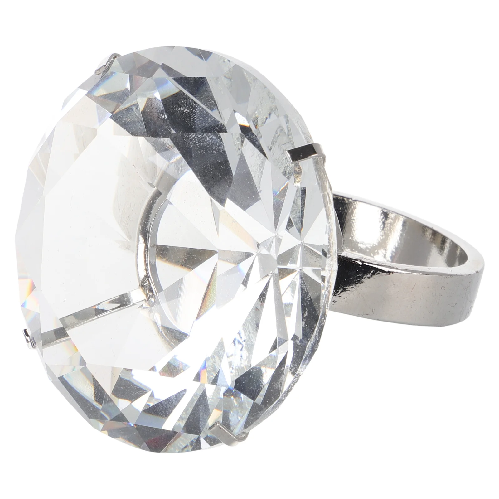 Costume Diamond Ring Wedding Set Props Jewelry Glass Ornaments Rings for Women Transparent
Costume Diamond Ring Wedding Set Props Jewelry Glass Ornaments Rings for Women Transparent