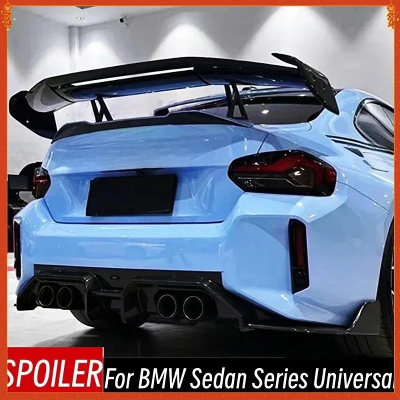 For BMW Sedan Series Universal Carbon Fiber GT Style Spoiler Wings G80 G82 M3 M4 E90 E92 F30 Exterior Modification Accessories
For BMW Sedan Series Universal Carbon Fiber GT Style Spoiler Wings G80 G82 M3 M4 E90 E92 F30 Exterior Modification Accessories