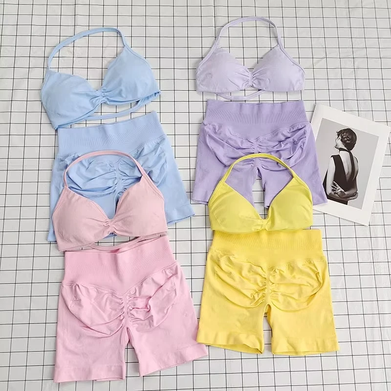 1-2 Pieces Gym Sets Strappy Sports Bras Shorts High Waist Scrunch Yoga Leggings Yoga High Stretch Women Gyms Workout Sportswear
1-2 Pieces Gym Sets Strappy Sports Bras Shorts High Waist Scrunch Yoga Leggings Yoga High Stretch Women Gyms Workout Sportswear