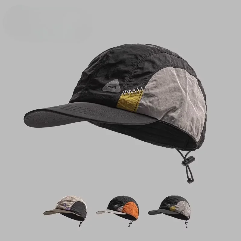 Color Matching Baseball Cap Summer Thin Breathable Quick-drying Hat Flat-brimmed Casual Sun Protection Caps Men and Women
Color Matching Baseball Cap Summer Thin Breathable Quick-drying Hat Flat-brimmed Casual Sun Protection Caps Men and Women