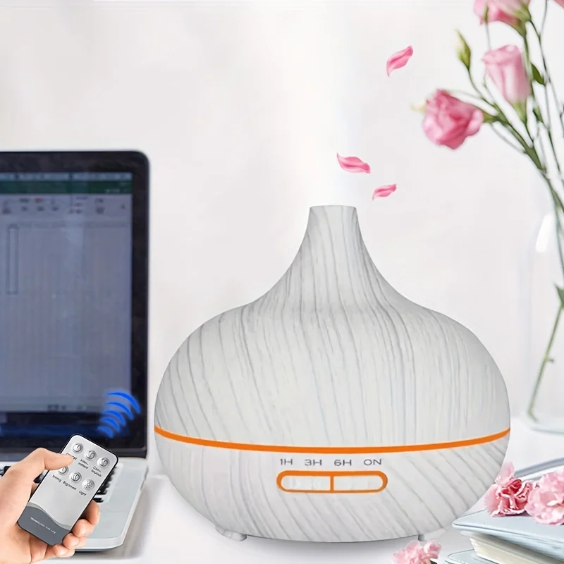 550ml 7 LED Colors Home Wood Grain Fragrance Machine Essential Oil Sprayer Ultrasonic Remote Control Air Purifier With 6 Oils
550ml 7 LED Colors Home Wood Grain Fragrance Machine Essential Oil Sprayer Ultrasonic Remote Control Air Purifier With 6 Oils