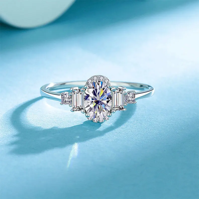 Роскошное 18-каратное настоящее платиновое кольцо PT950 с геометрическим муассанитом, женское модное овальное кольцо для пары с муассанитом
Роскошное 18-каратное настоящее платиновое кольцо PT950 с геометрическим муассанитом, женское модное овальное кольцо для пары с муассанитом