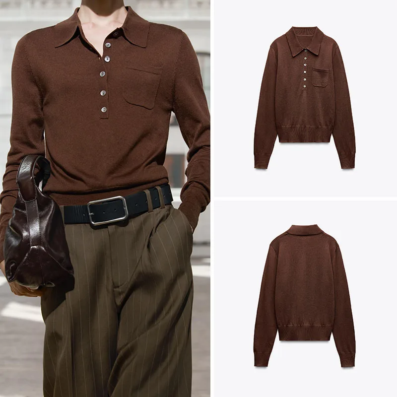 Faionable Pure Color Long Sve Basic Sle Женский осенний новый вязаный свитер на пуговицах Street Sle
Faionable Pure Color Long Sve Basic Sle Женский осенний новый вязаный свитер на пуговицах Street Sle