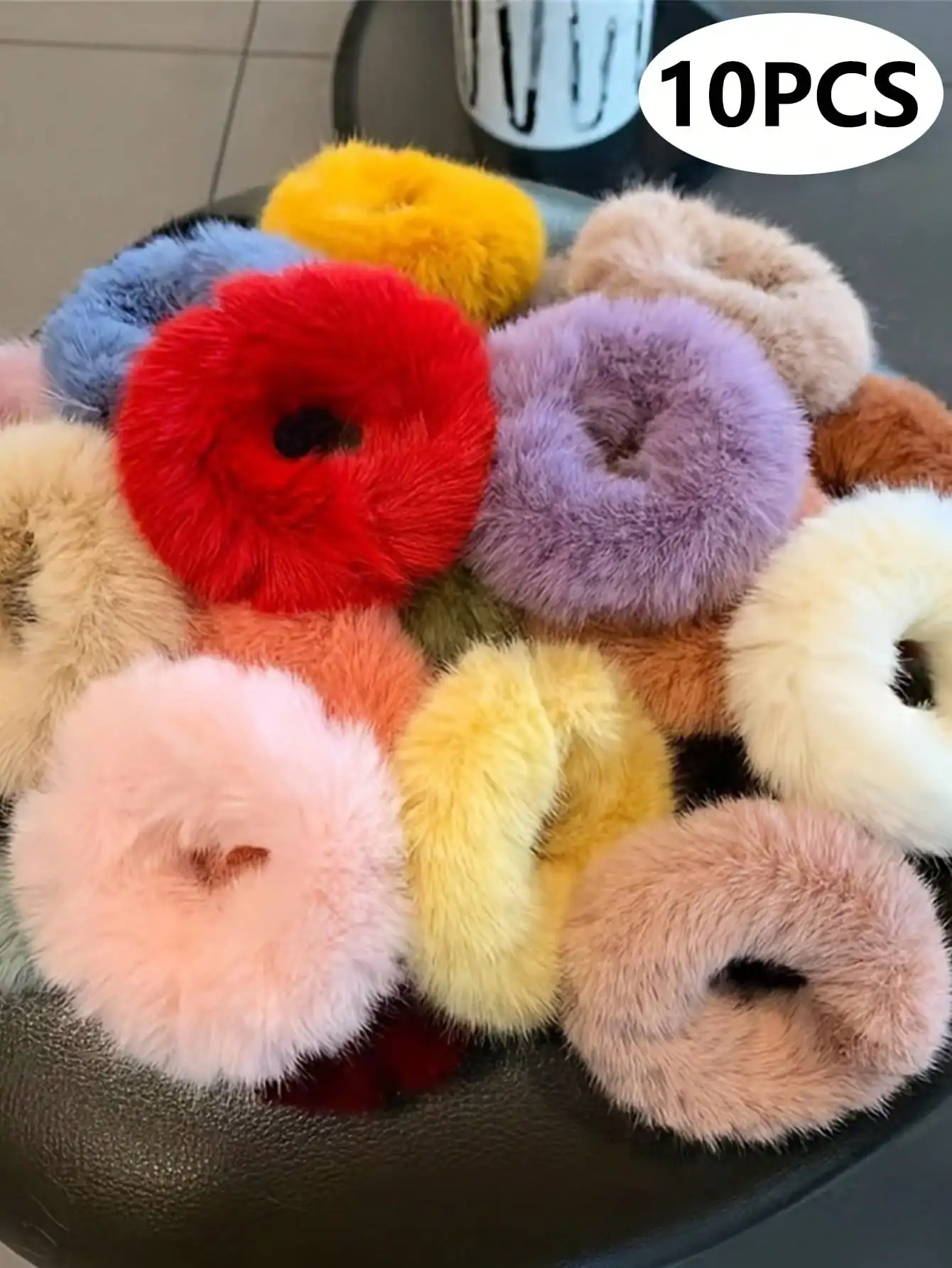 10/20pcs Colorful Simple Plush Hair Scrunchies, Hair Ties, Hair Accessories For Teens, Random Colors, Ideal Gift
10/20pcs Colorful Simple Plush Hair Scrunchies, Hair Ties, Hair Accessories For Teens, Random Colors, Ideal Gift