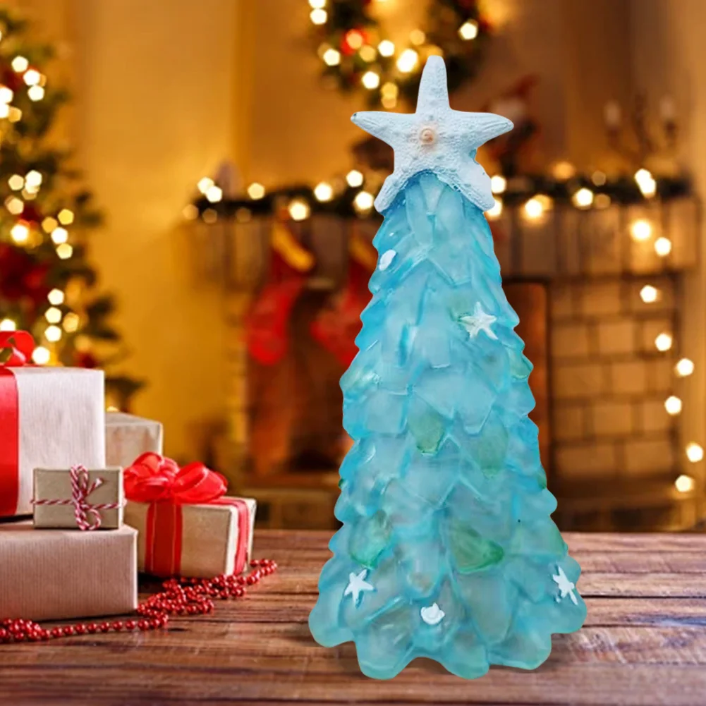 Новогодняя елка из морского стекла с морскими звездами, ручной работы, миниатюрная елка из смолы для новогоднего декора дома
Новогодняя елка из морского стекла с морскими звездами, ручной работы, миниатюрная елка из смолы для новогоднего декора дома