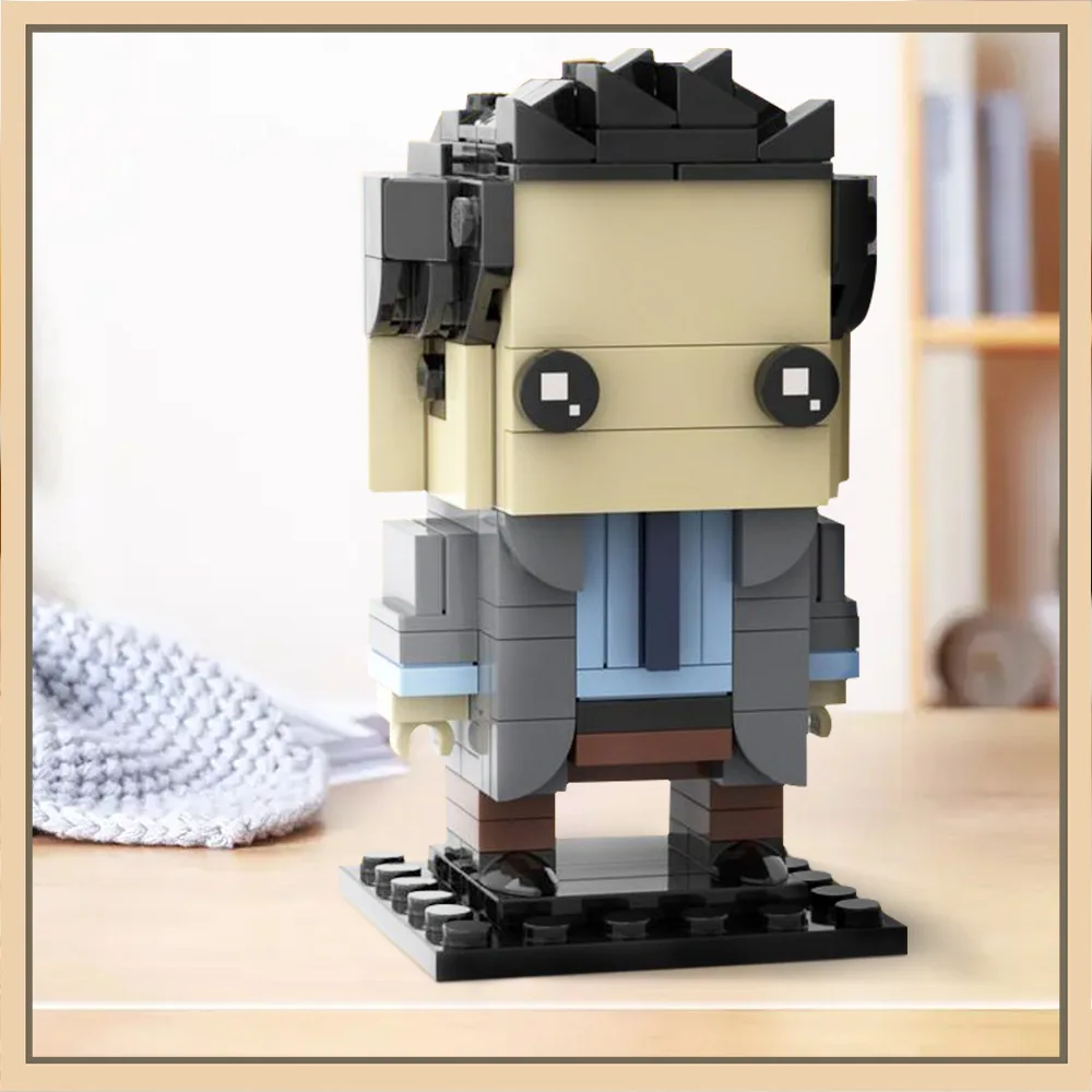 Moc- 133943 Строительные блоки Brickheadz Ross Geller, аниме, модель персонажа из киноигры, креативный подарочный набор строительных блоков 
Moc- 133943 Строительные блоки Brickheadz Ross Geller, аниме, модель персонажа из киноигры, креативный подарочный набор строительных блоков