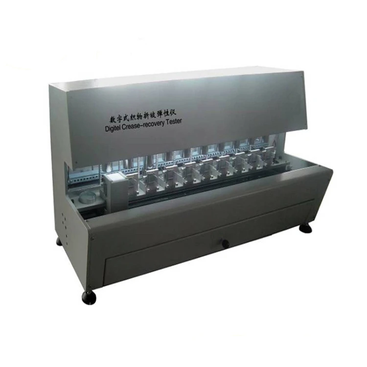 Intelligent Textile Fabric Crease Recovery Tester Fabric Crease Elasticity Testing Machine
Intelligent Textile Fabric Crease Recovery Tester Fabric Crease Elasticity Testing Machine