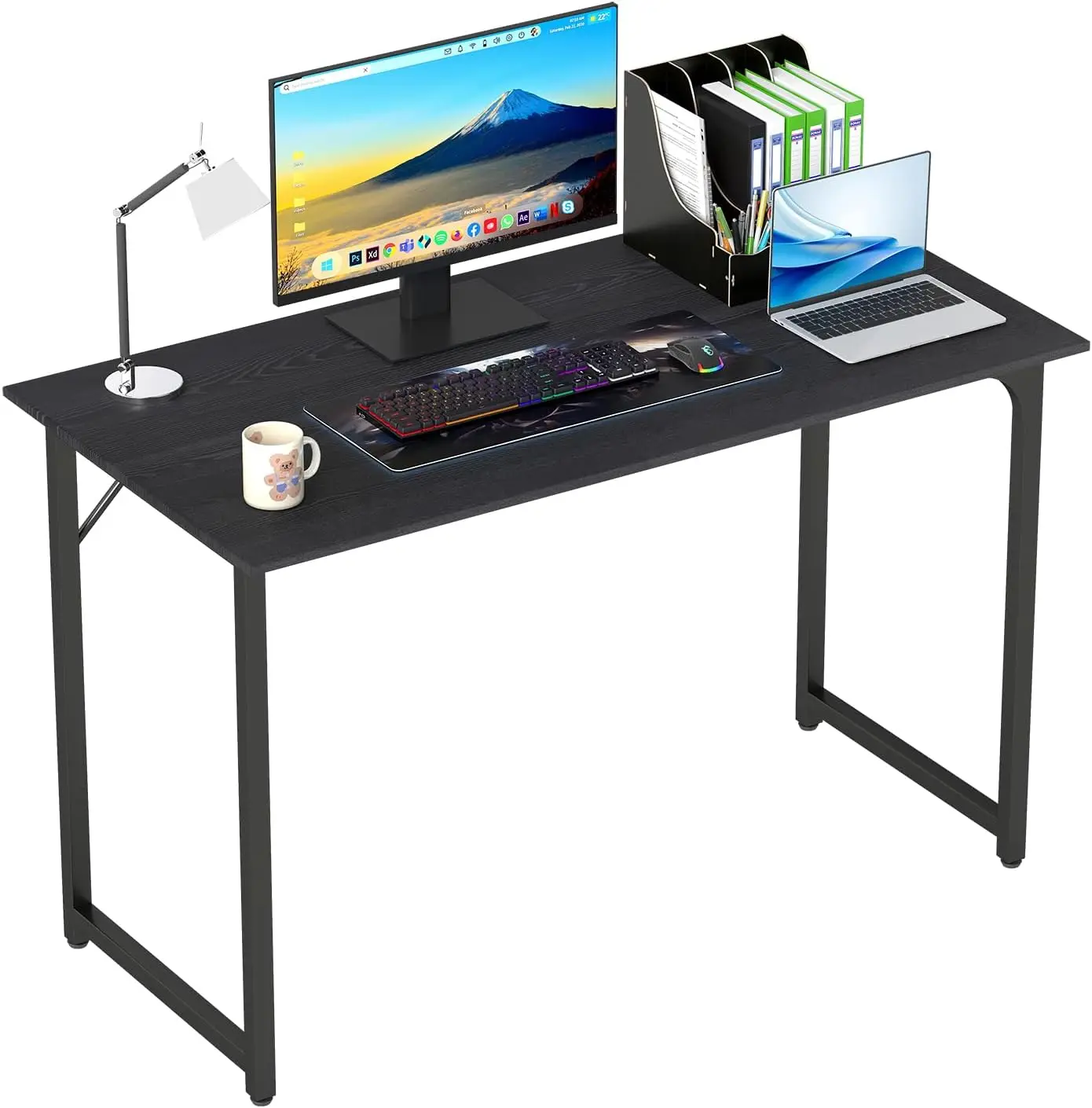 Computer Desk,Home Office Desk, Modern Simple Style for Home Office Study Writing (Black, 47 Inch)
Computer Desk,Home Office Desk, Modern Simple Style for Home Office Study Writing (Black, 47 Inch)