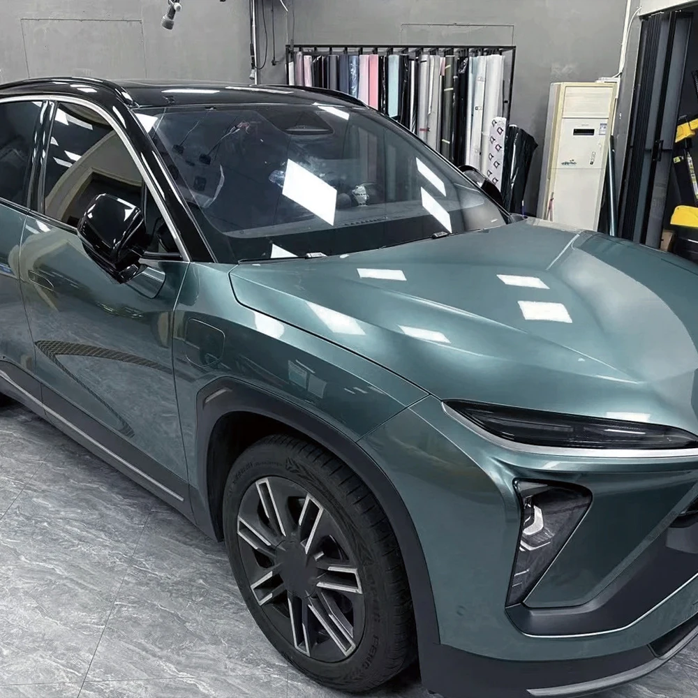 Gloss PET Platinum Dreamy Grey Blue Car Vinyl Wrapping Film Self Adhesive PVC Auto Body Color Change Decoration Film Bubble Free
Gloss PET Platinum Dreamy Grey Blue Car Vinyl Wrapping Film Self Adhesive PVC Auto Body Color Change Decoration Film Bubble Free