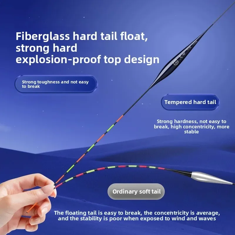 Ultra-Thin 0.8mm 316/322 Integrated Seamless Luminous Fish Float with High Sensitivity Hard Tail for Day And Night Fishing
Ultra-Thin 0.8mm 316/322 Integrated Seamless Luminous Fish Float with High Sensitivity Hard Tail for Day And Night Fishing
