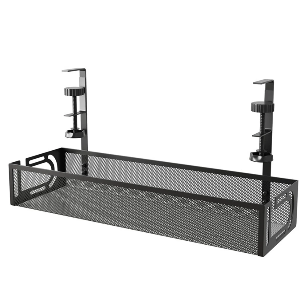 Under Desk Cable Management Tray Black Charging Cables Rack Wire Keeper Desktop Cord Organizer Storage Box Metal Cord Management
Under Desk Cable Management Tray Black Charging Cables Rack Wire Keeper Desktop Cord Organizer Storage Box Metal Cord Management