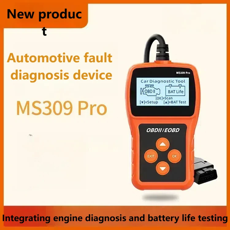 MS309PRO OBD диагностический инструмент обнаружения аккумулятора карта чтения автомобильного кода автомобильный тестер
MS309PRO OBD диагностический инструмент обнаружения аккумулятора карта чтения автомобильного кода автомобильный тестер