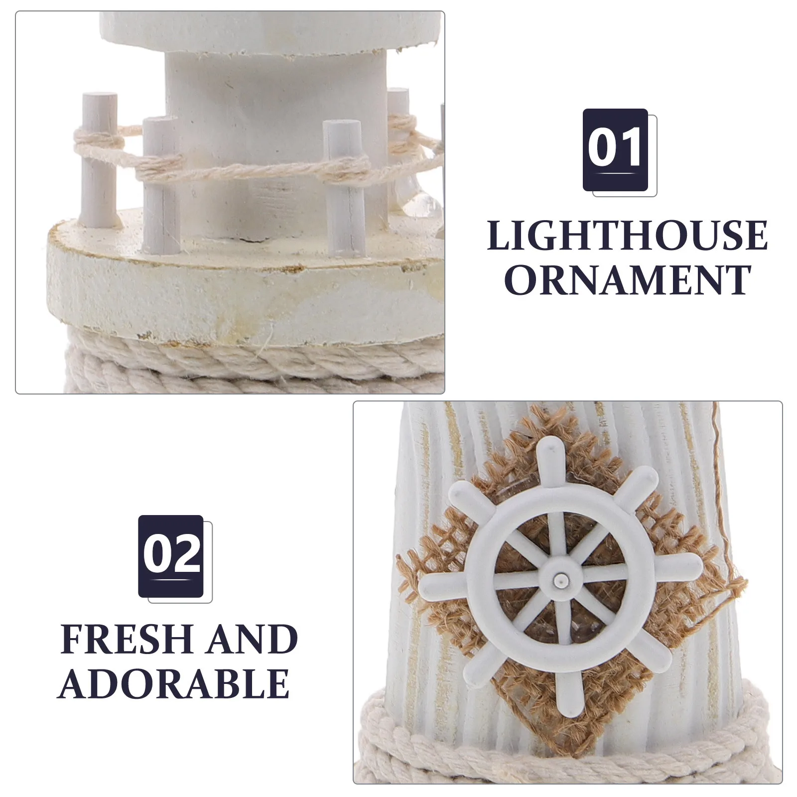 Wooden Lighthouse Ornament Nautical Theme Mediterranean Style Home Desktop Decoration Tabletop Decor Wooden Lighthouse
Wooden Lighthouse Ornament Nautical Theme Mediterranean Style Home Desktop Decoration Tabletop Decor Wooden Lighthouse