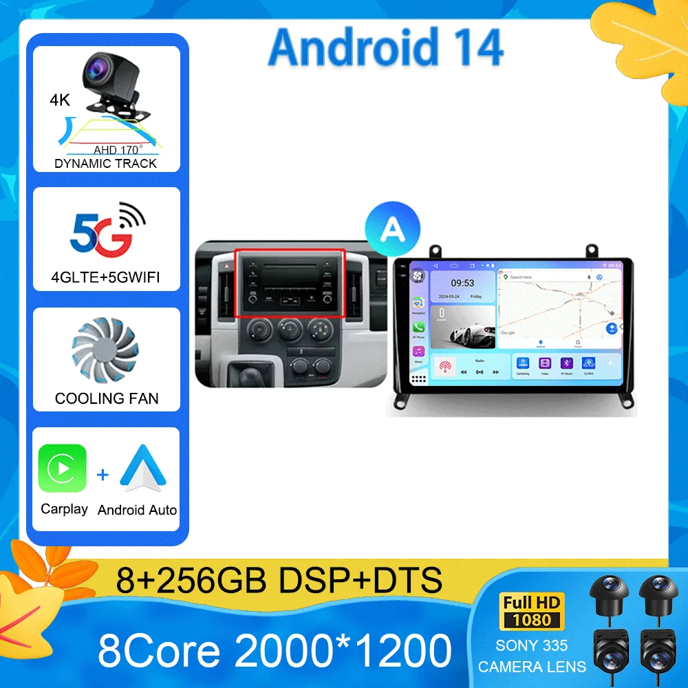 Car Radio for Toyota Hiace H300 VI 6 GranAce I 1 2019 - 2022 Multimedia Video Player Navigation GPS Android 14 2 din dvd
Car Radio for Toyota Hiace H300 VI 6 GranAce I 1 2019 - 2022 Multimedia Video Player Navigation GPS Android 14 2 din dvd