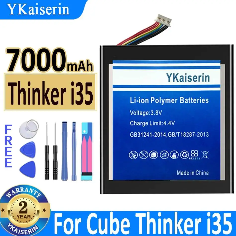 For Alldocube Cube Thinker i35 Tablet PC Tablet Battery High-Efficiency 7000mAh
For Alldocube Cube Thinker i35 Tablet PC Tablet Battery High-Efficiency 7000mAh