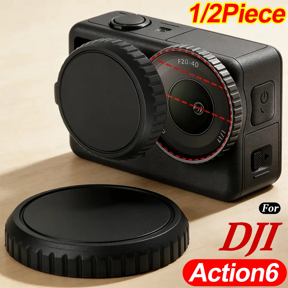 1-2piece Silicone Lens Cap for DJI Osmo Action 6 Anti-scratch Anti-drop Shock Resistant Protective Cover for Action6 Accessories
1-2piece Silicone Lens Cap for DJI Osmo Action 6 Anti-scratch Anti-drop Shock Resistant Protective Cover for Action6 Accessories