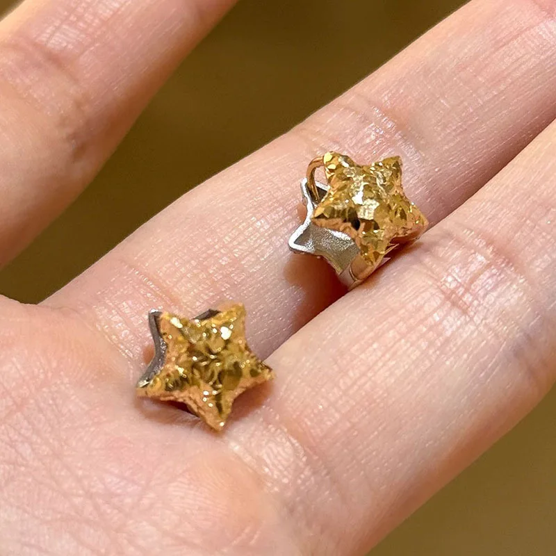 Sam Panda 925 Sterling Silver Stars Earrings for Women Creative Design Ear Hook Two Tone Texture Cute Jewelry Gift Dropshipping
Sam Panda 925 Sterling Silver Stars Earrings for Women Creative Design Ear Hook Two Tone Texture Cute Jewelry Gift Dropshipping